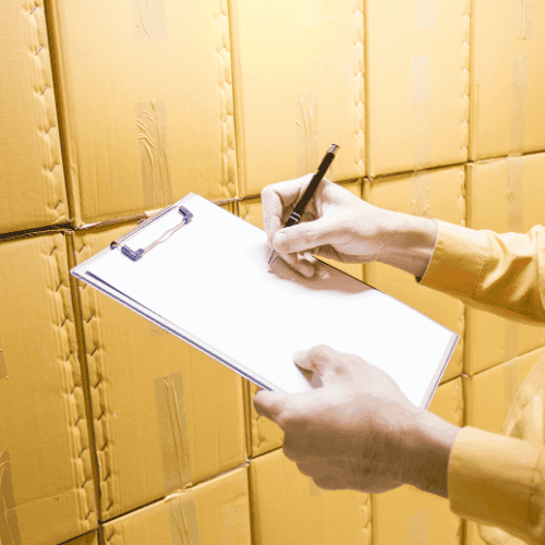 stockage de marchandises
